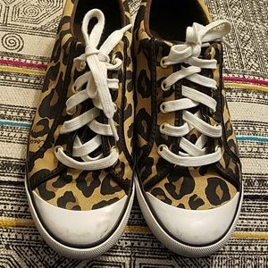 Ocelot Print Coach Barrett Sneakers
